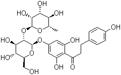 Naringin dihydrochalcone, 1-[4-[[2-O-(6-Deoxy-L-mannopyranosyl)-D-glucopyranosyl]oxy]-2,6-dihydroxyphenyl]-3-(4-hydroxyphenyl)-1-propanone CAS #: 18916-17-1